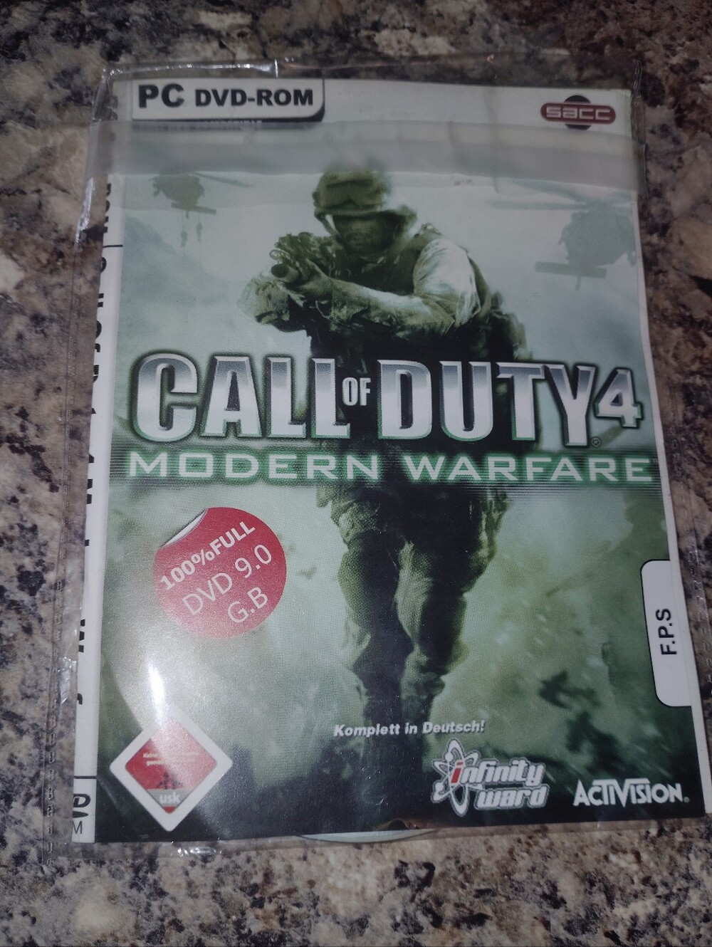 Call of Duty 4: Modern Warfare PC DVD-ROM - - Green Brand New Never Used